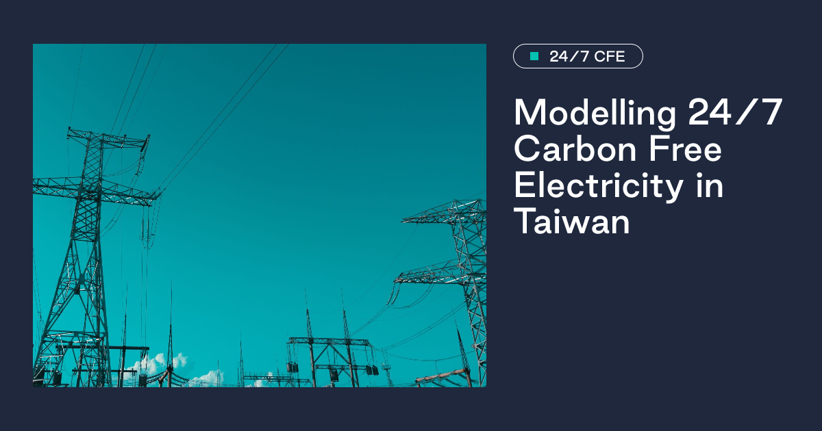 Modelling 24/7 Carbon Free Electricity in Singapore