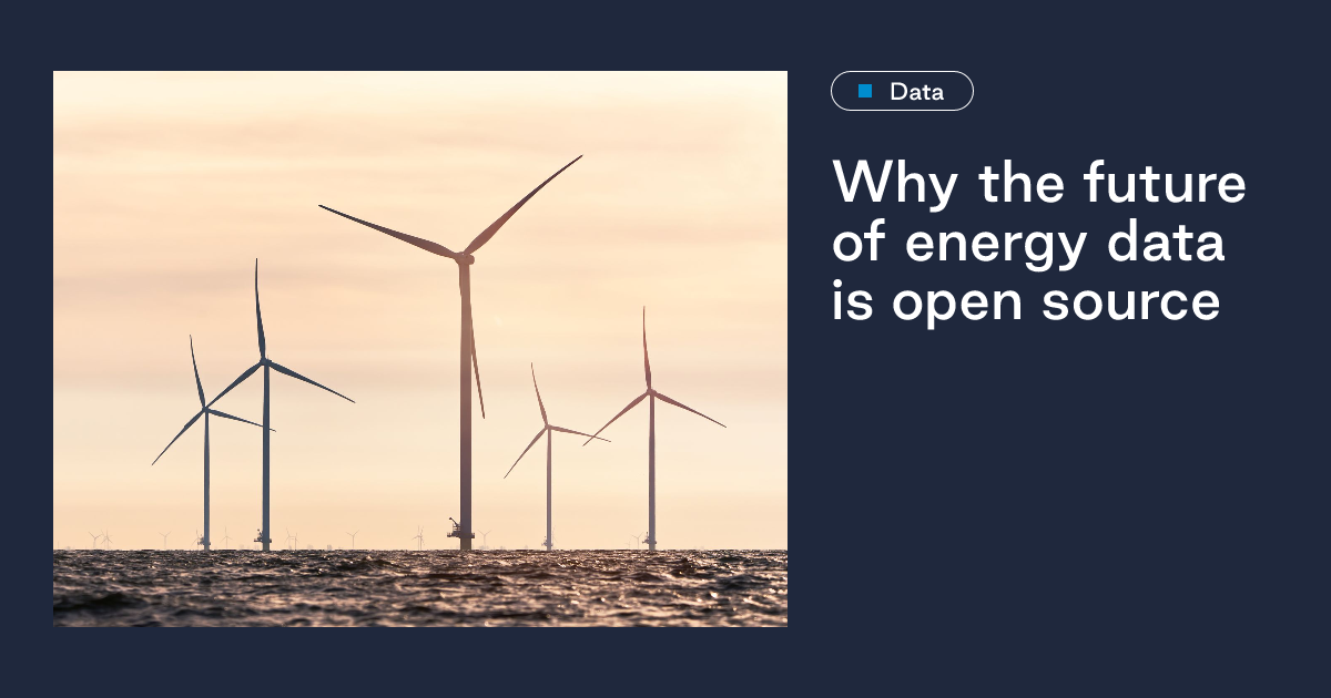 Why the future of energy data is open source
